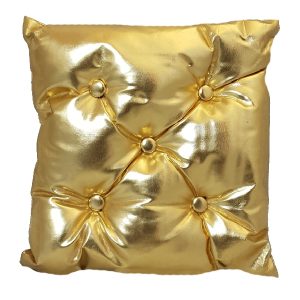 40cm Metallic Gold Seat Cushion