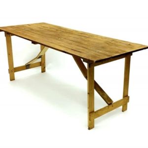 6ft Rustic Trestle Table