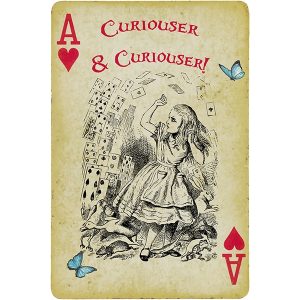 Alice in Wonderland Playing Cards Foamex (Alice)