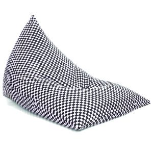 Fat Boy Bean Bag Black and White Chequered Cover