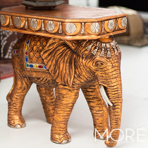 Elephant Table Gold