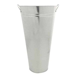 Galvanised Vase 45cm