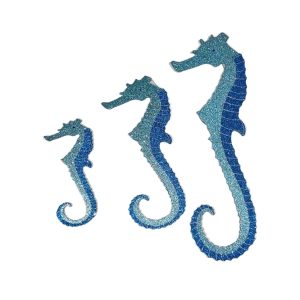 Glitter Seahorses- Set of 3