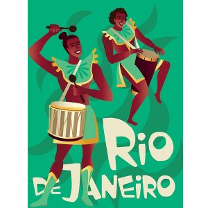 Rio Carnival Banner (green)