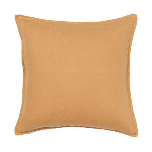 50cm Light Ochre Cotton Cushion