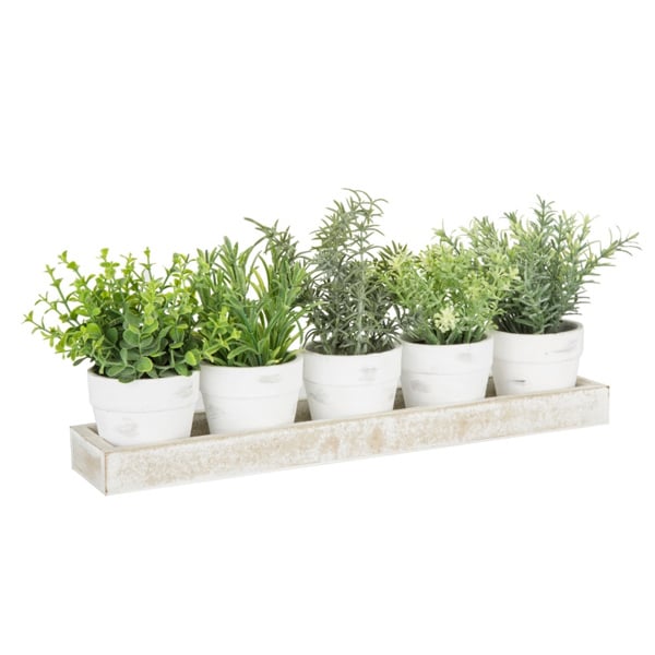 Artificial Mixed Herb Tray