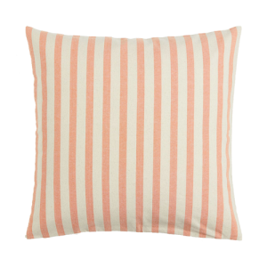 50cm Peach Stripe Cushion