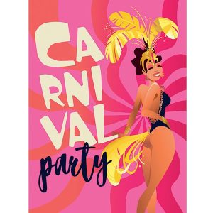 Rio Carnival Banner (pink)