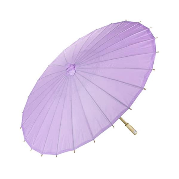 Purple Paper Parasol