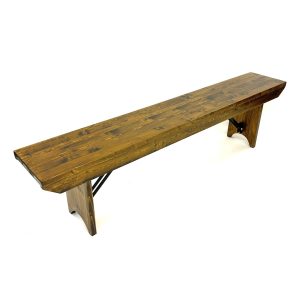6ft Rustic Wooden Bench Hire