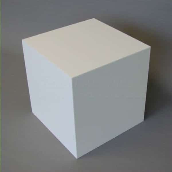 White Acrylic Display Plinth 30cm x 30cm