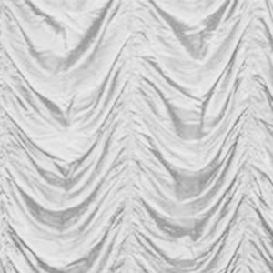 White Cabaret Drape 4.5m drop per 2m section