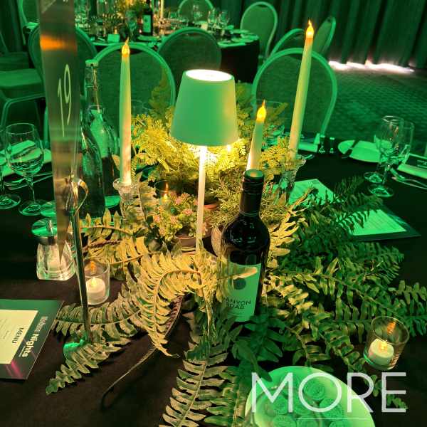 Glass Candlesticks - set of 3