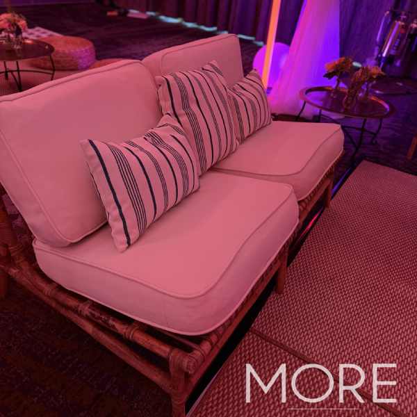 40cm Mykonos Striped Cushion Square