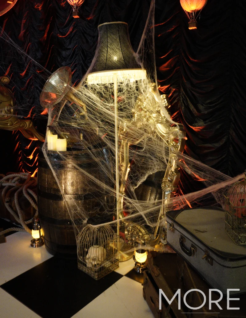 twisted circus halloween theme vintage props halloween haunted house prop hire