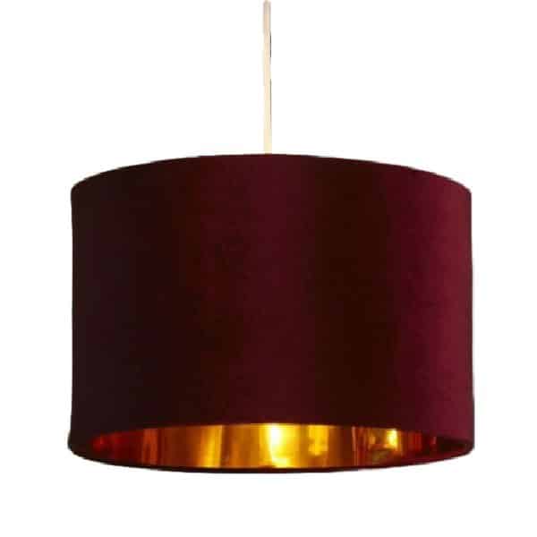 Wine Velvet Light Shade
